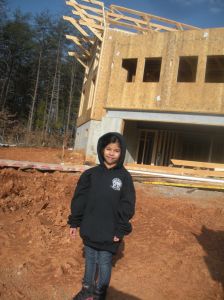 Note the orange dirt!  That's the color of all our socks!