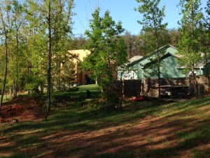 From two houses over