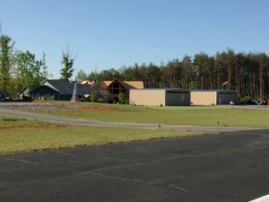 House from the runway