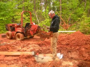 Jack measuring footers