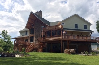 Bedford Landings Bed and Breakfast-a timber-framed home.

