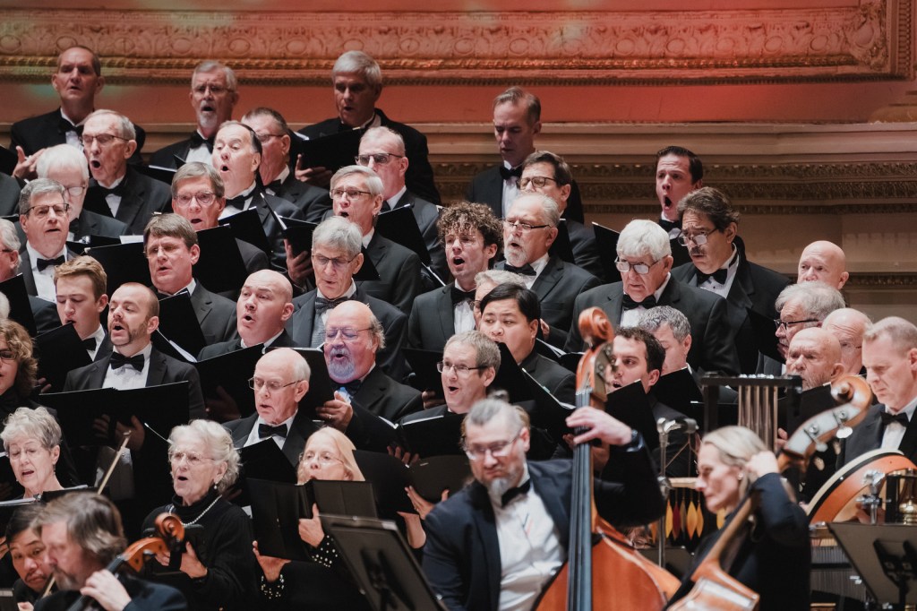 Carnegie Hall men singing